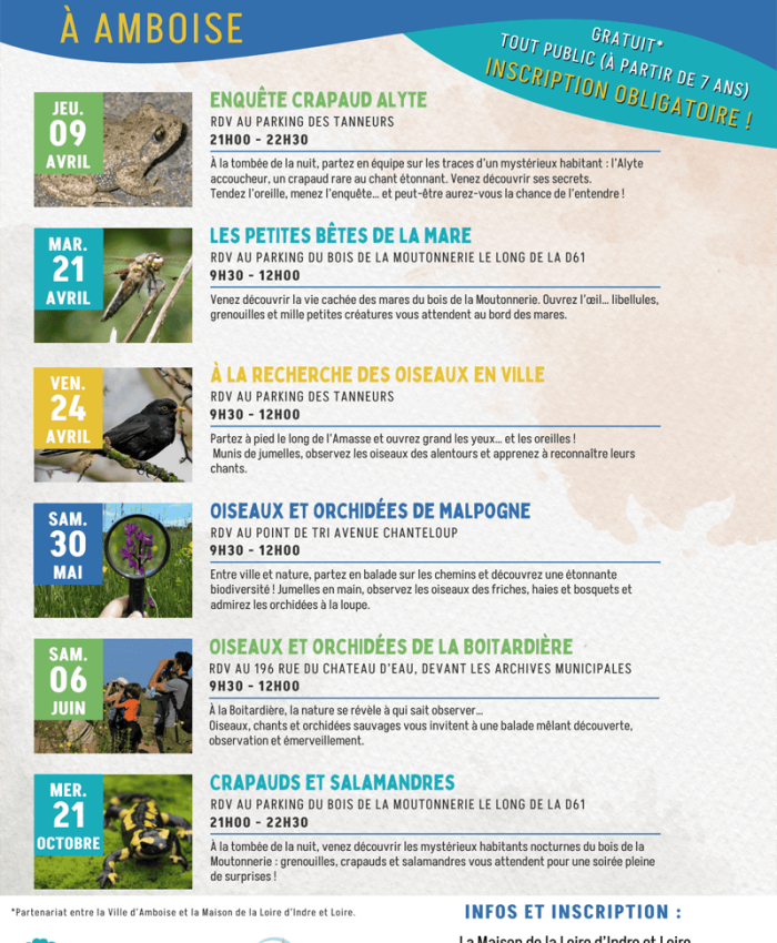 Entre Tours et Amboise 10 Inventaires participatifs Amboise