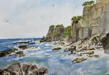 RENCONTRE AVEC L'ARTISTE la falaise